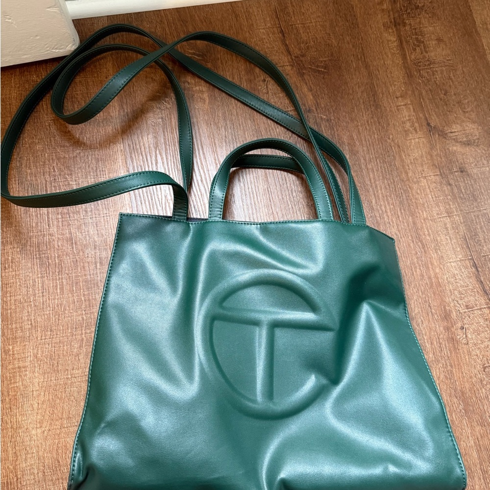 Telfar Green Tote Bag